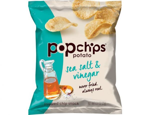 Popchips, Sea Salt & Vinegar, 0.8oz