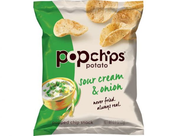 Popchips, Sour Cream & Onion, 0.8oz