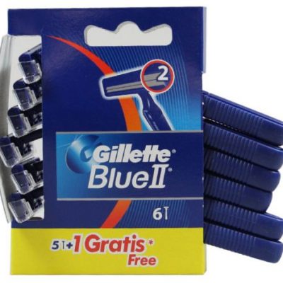 Gillette Blue II 6 Razors pack