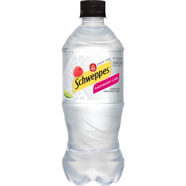Schweppes Sparkling Raspberry Lime, 20 oz