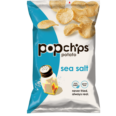 Pop Chip, Sea Salt, 2oz