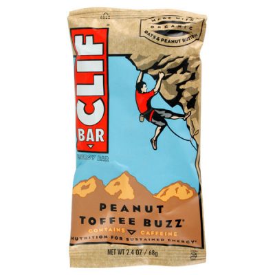 Cliff Bar, Peanut Toffee Buzz, 2.4oz