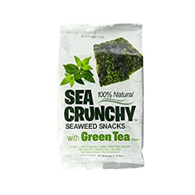 Sea Crunchy, With Green Tea, 0.35oz