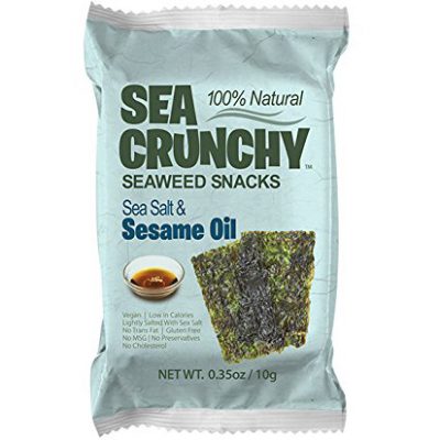 Sea Crunchy, With Sea Salt & Sesame Oil, 0.35oz