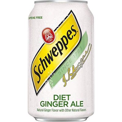 Schweppes Sparkling Diet Ginger Ale, 12 oz