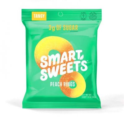 Smart Sweets, Peach Rings, 1.8oz