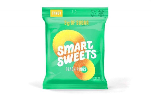 Smart Sweets, Peach Rings, 1.8oz