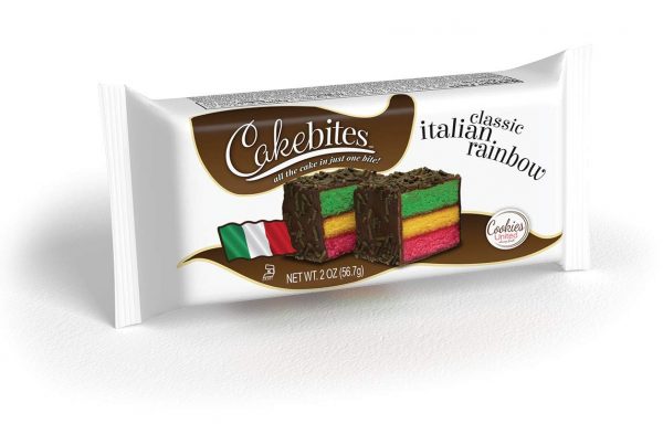 Cakebites, Classic Italian Rainbow, 2oz