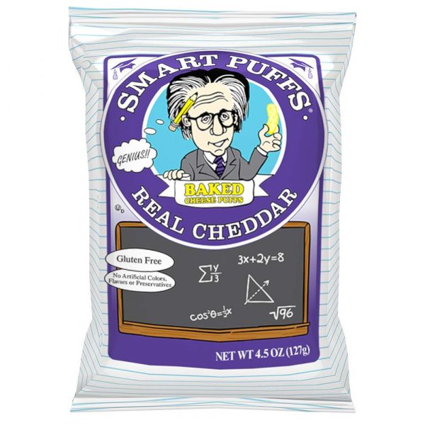 Smart Puffs, Real Cheddar, 4.5oz