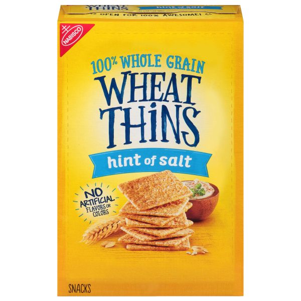 Nabisco Wheat Thins, Hint of Salt, 9.1oz