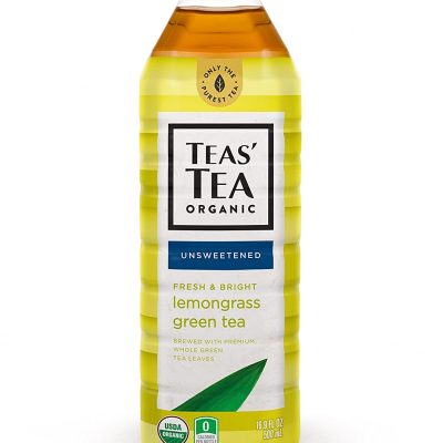 Tea’s Tea, Unsweetened Lemongrass Green Tea, 16.9