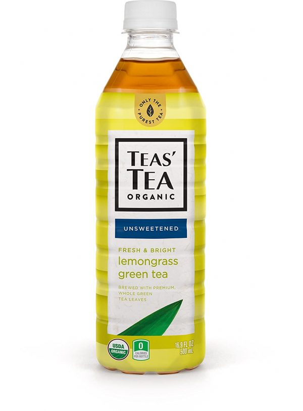 Tea’s Tea, Unsweetened Lemongrass Green Tea, 16.9
