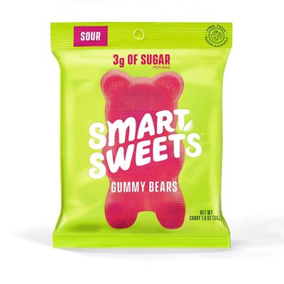 Smart Sweets, Sour Gummy Bears, 1.8oz