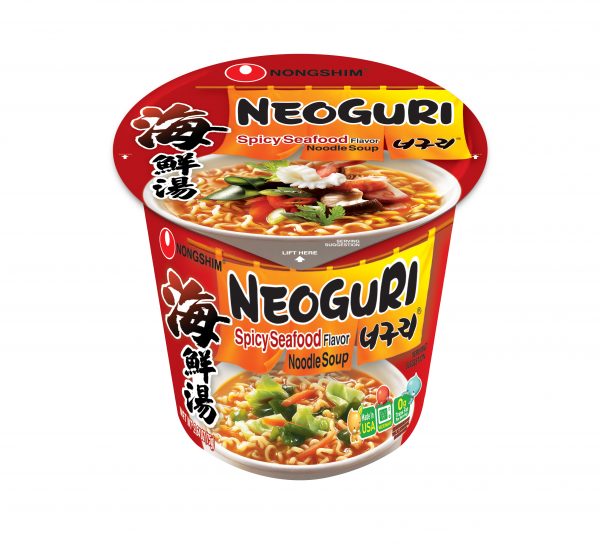 Nongshim Neoguri Spicy Seafood, Cup, 2.64oz