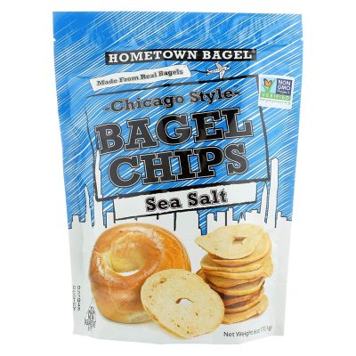 Bagel Chips, Sea Salt, 6oz