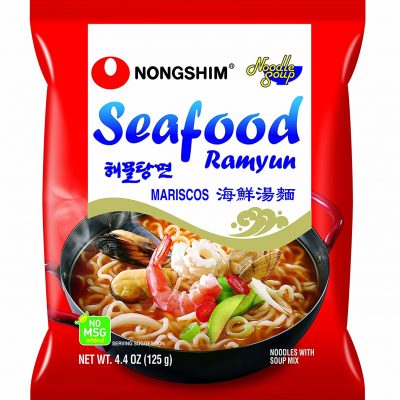 Nong Shim Spicy Seafood, pack, 4.4oz