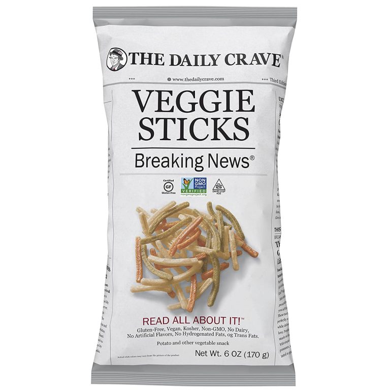 The Daily Crave Veggie Sticks, 6oz Hilltop Perk Deli