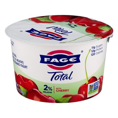 FAGE TOTAL Split Cup, 2% Greek Yogurt with Cherry, 5.3 oz