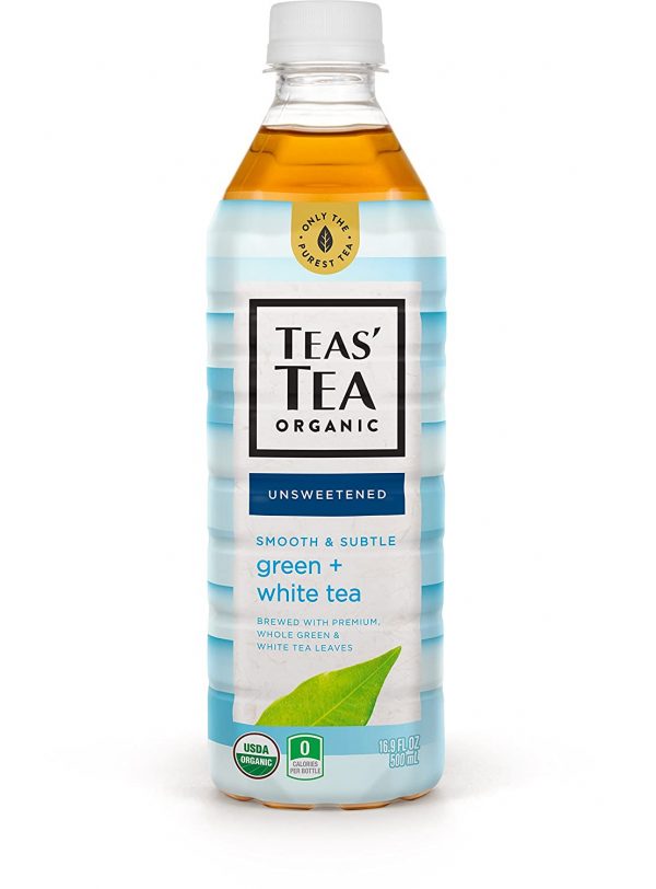 Tea’s Tea, Unsweetened Green White Tea, 16.9