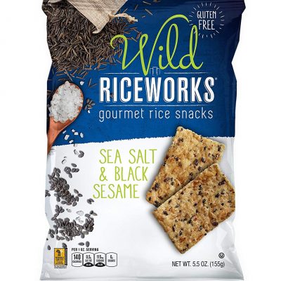Riceworks, Sea Salt & Black Sesame, 5.5 oz