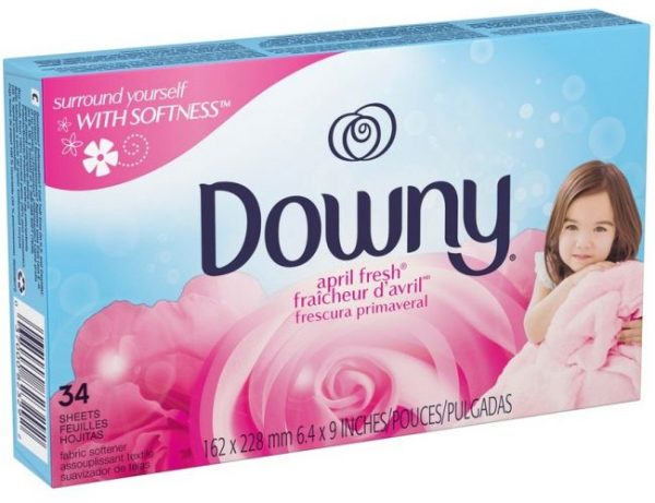 Downy Dryer Sheets, 34 sheet