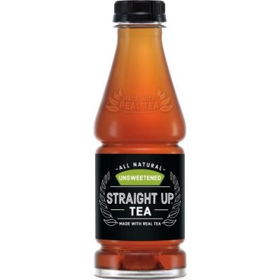 Straight Up Tea, Unsweetened Black Tea, 18.5oz