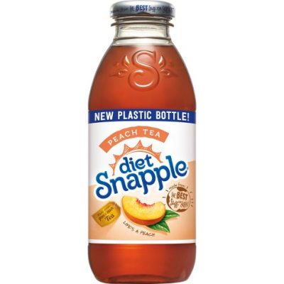 Snapple, Diet Peach Tea, 16 oz