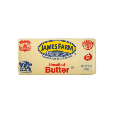 James Farm butter unsalted, 1lb