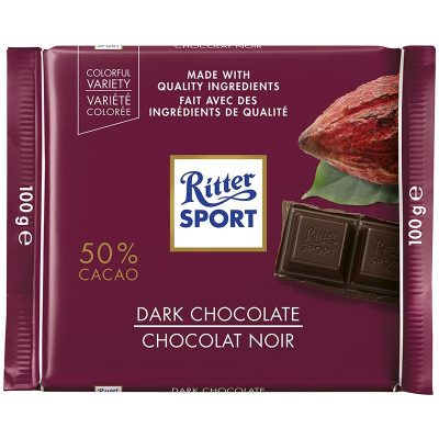 Ritter Sports, Dark Chocolate, 3.5oz