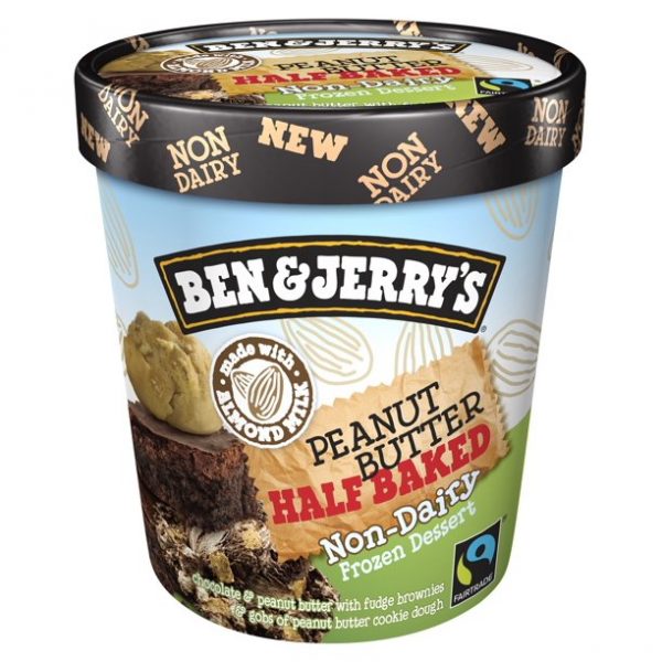 Ben & Jerry’s Peanut Butter Half Baked (Non dairy), Pint