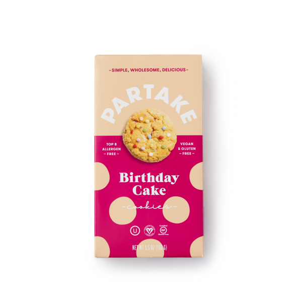 Partake, Birthday Cake, 5.5oz