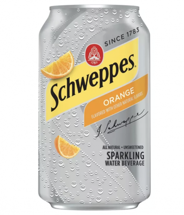 Schweppes Sparkling Orange, 12 oz