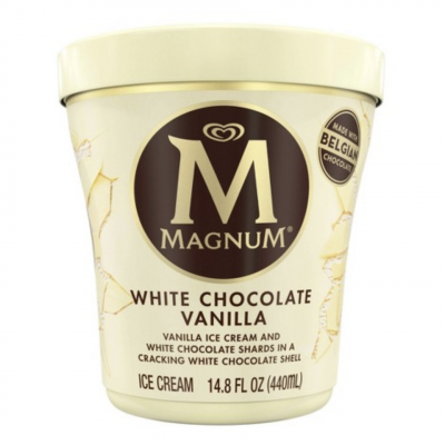 Magnum, White Chocolate Vanila, 14.8 oz
