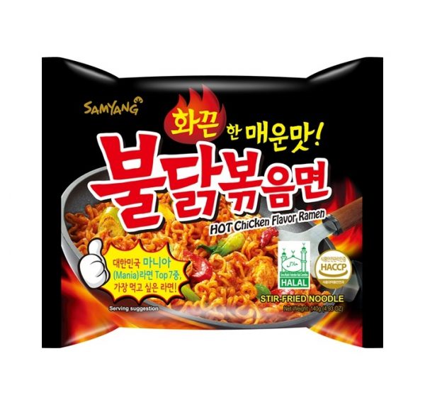 Samyang Hot Chicken, Pack