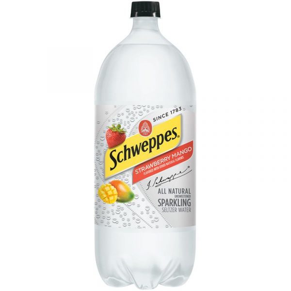 Schweppes Sparkling Strawberry Mango, 2 L