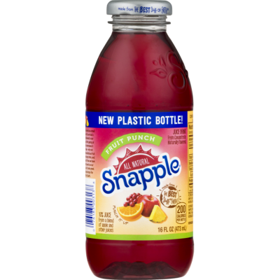 Snapple, Fruit punch, 16 oz