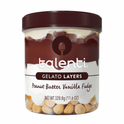 Talenti Layers Peanut Butter Vanilla Fudge, Pint