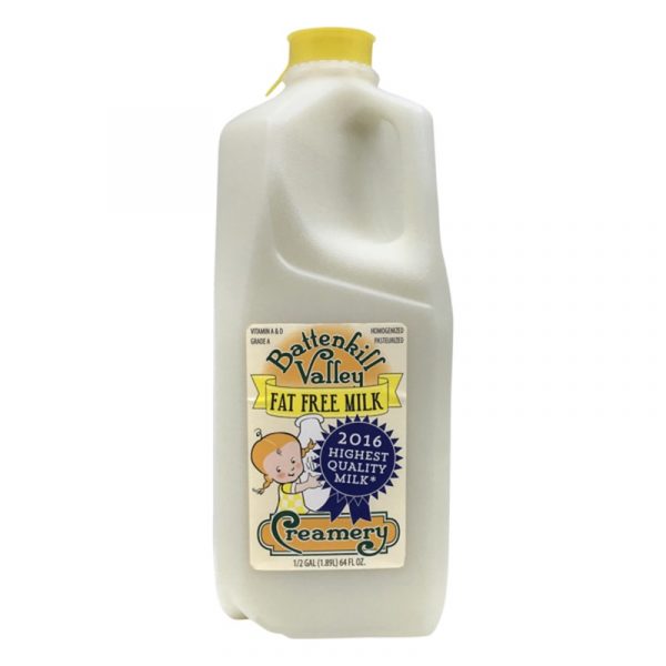 Battenkill Valley Milk, Skim, half gallon