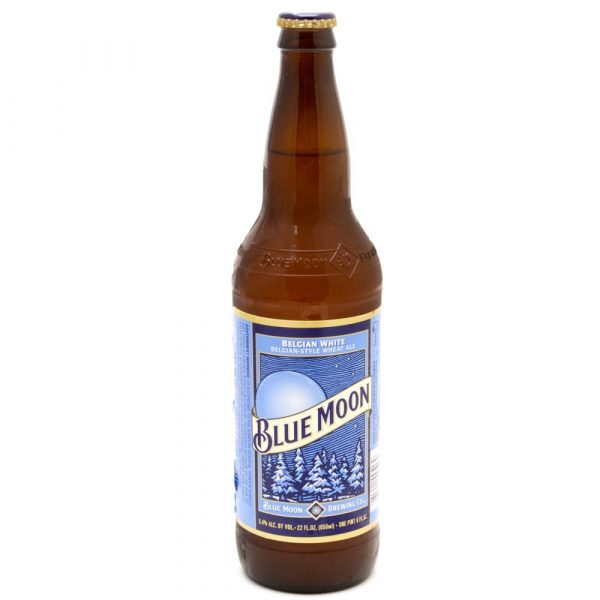 Blue Moon Belgian White, bottle, 12oz