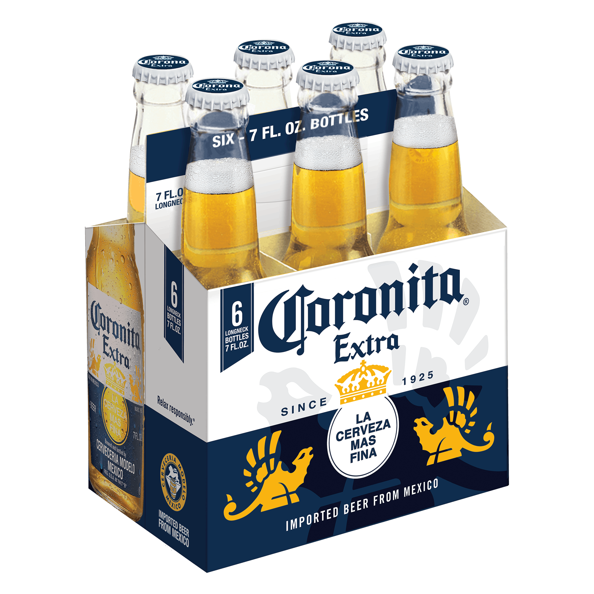 Six pack of coronas