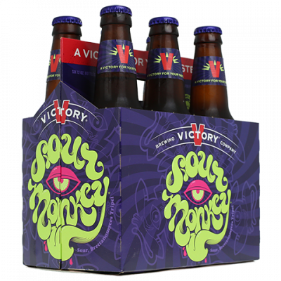 Victory Sour Monkey Sour Tripel, 6 pack, 12oz bottle