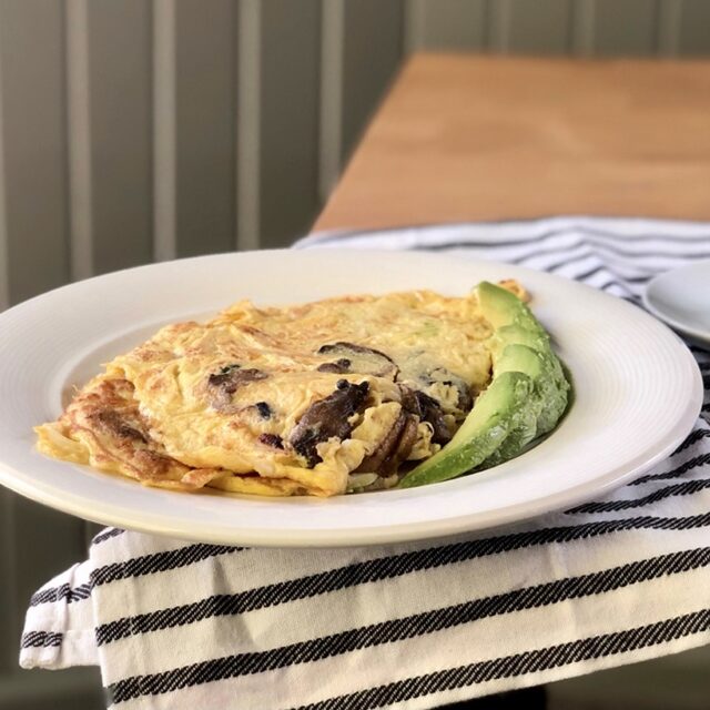 Onion and Mushroom Omelette Hilltop Perk Deli