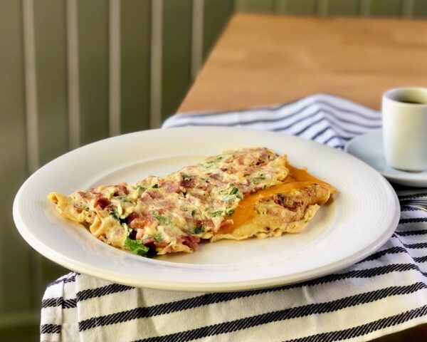 Turkey Cheddar Omelette