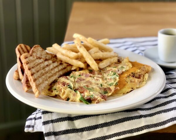 Turkey Cheddar Omelette Platter